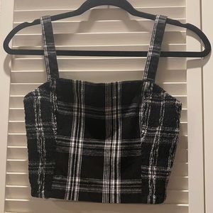 plaid tank top